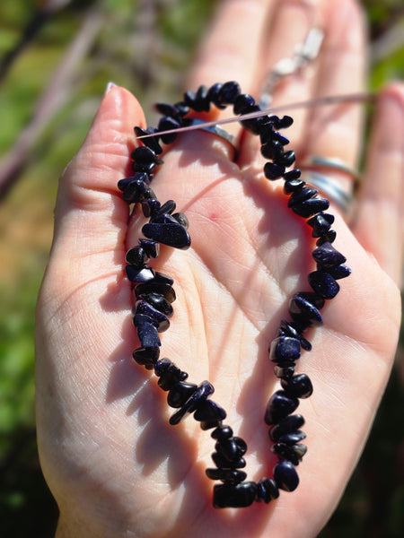 Blue sandstone - phone charm