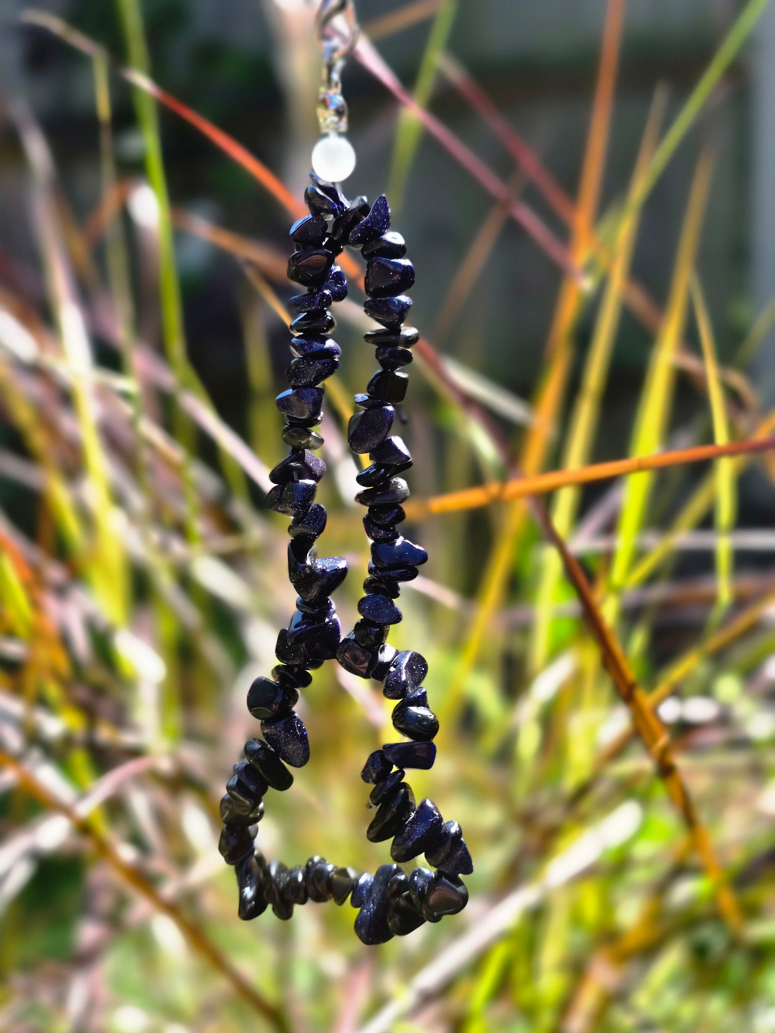 Blue sandstone - phone charm