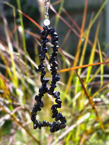 Blue sandstone - phone charm