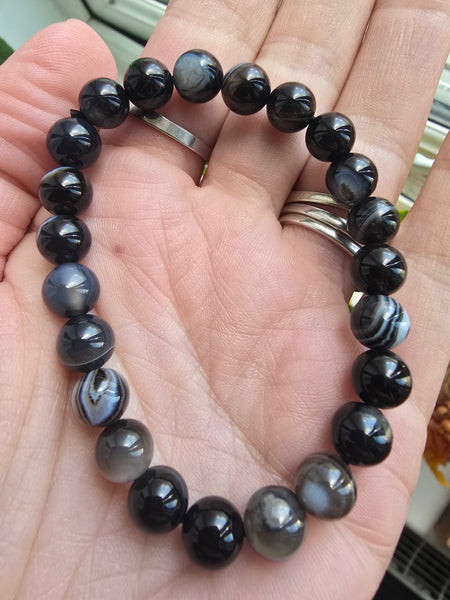 Bead bracelets.  Choose from the drop down box