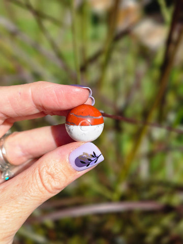 Pokemon ball with pyrite