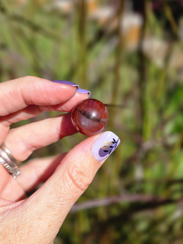 Carnelian sphere