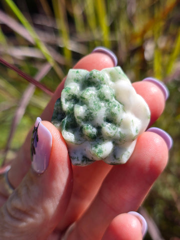 Tree agate lotus flower 🪷