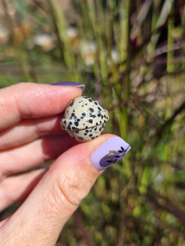 Dalmatian jasper planet