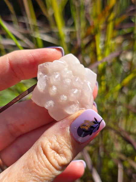 Rose quartz lotus 🪷  flower