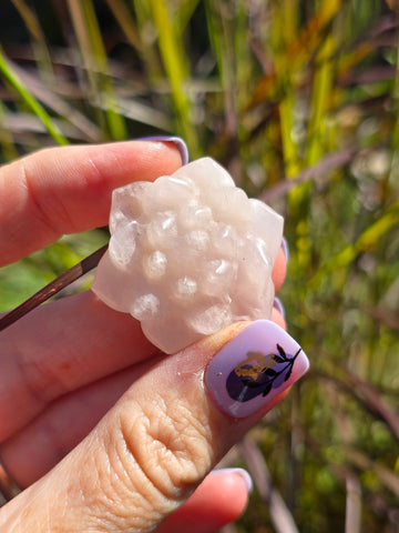 Rose quartz lotus 🪷  flower