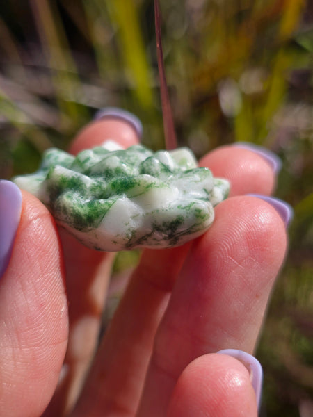 Tree agate lotus flower 🪷