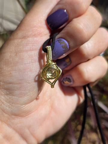 Moissanite pendant